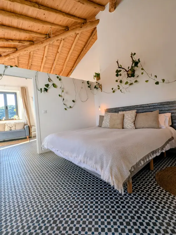 casa de campo bedroom